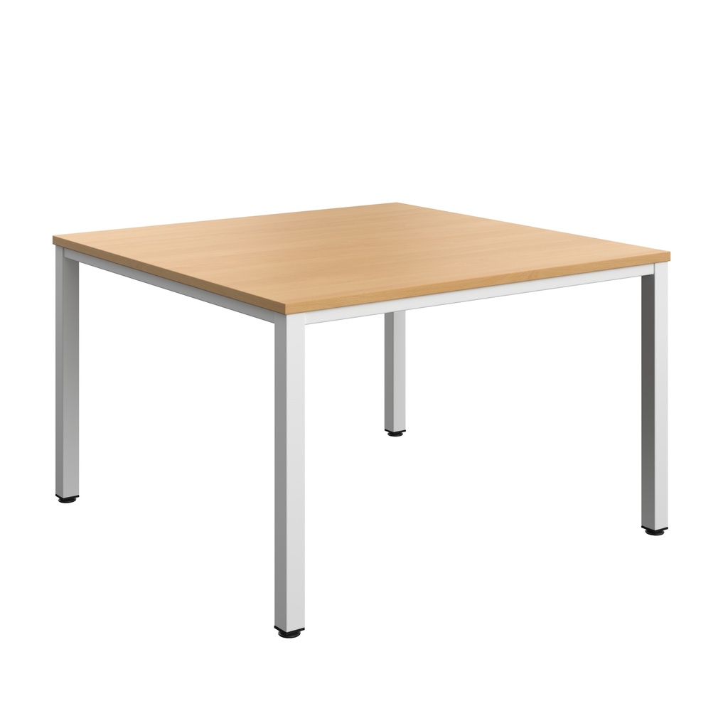 Fraction Infinity Square Meeting Table (FSC) | 1200 X 1200 | Ellmau Beech/White