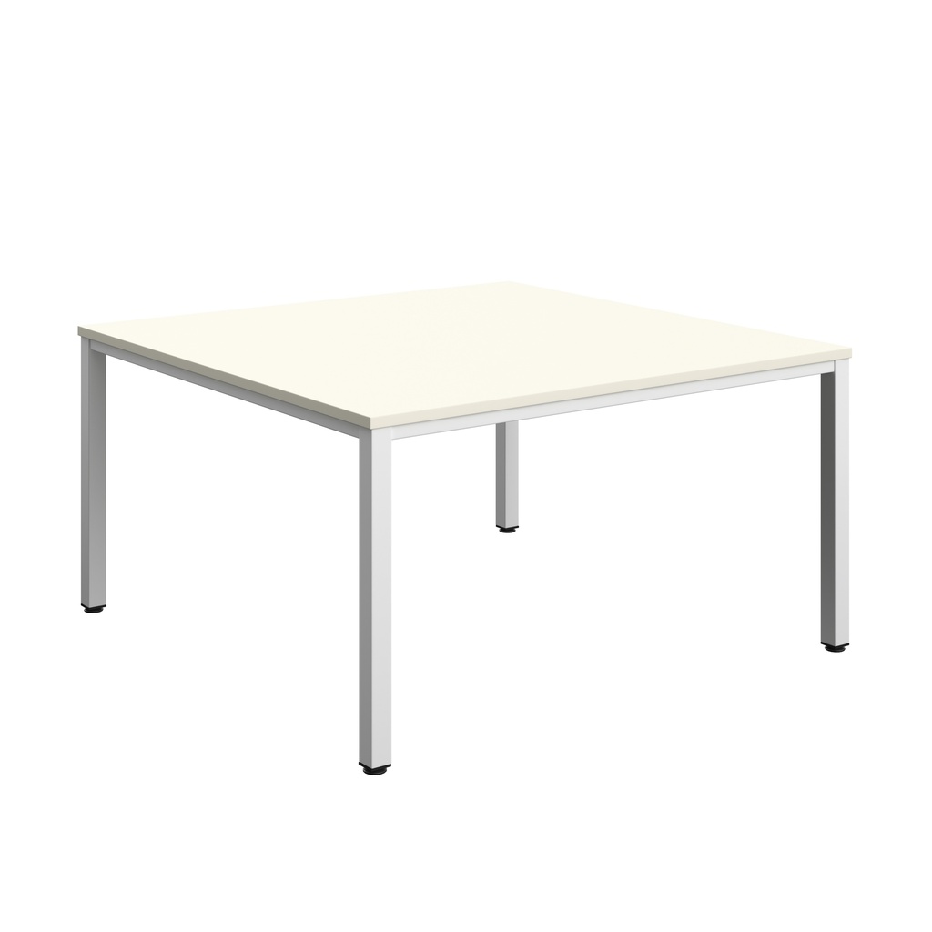 Fraction Infinity Square Meeting Table (FSC) | 1400 X 1400 | White/White