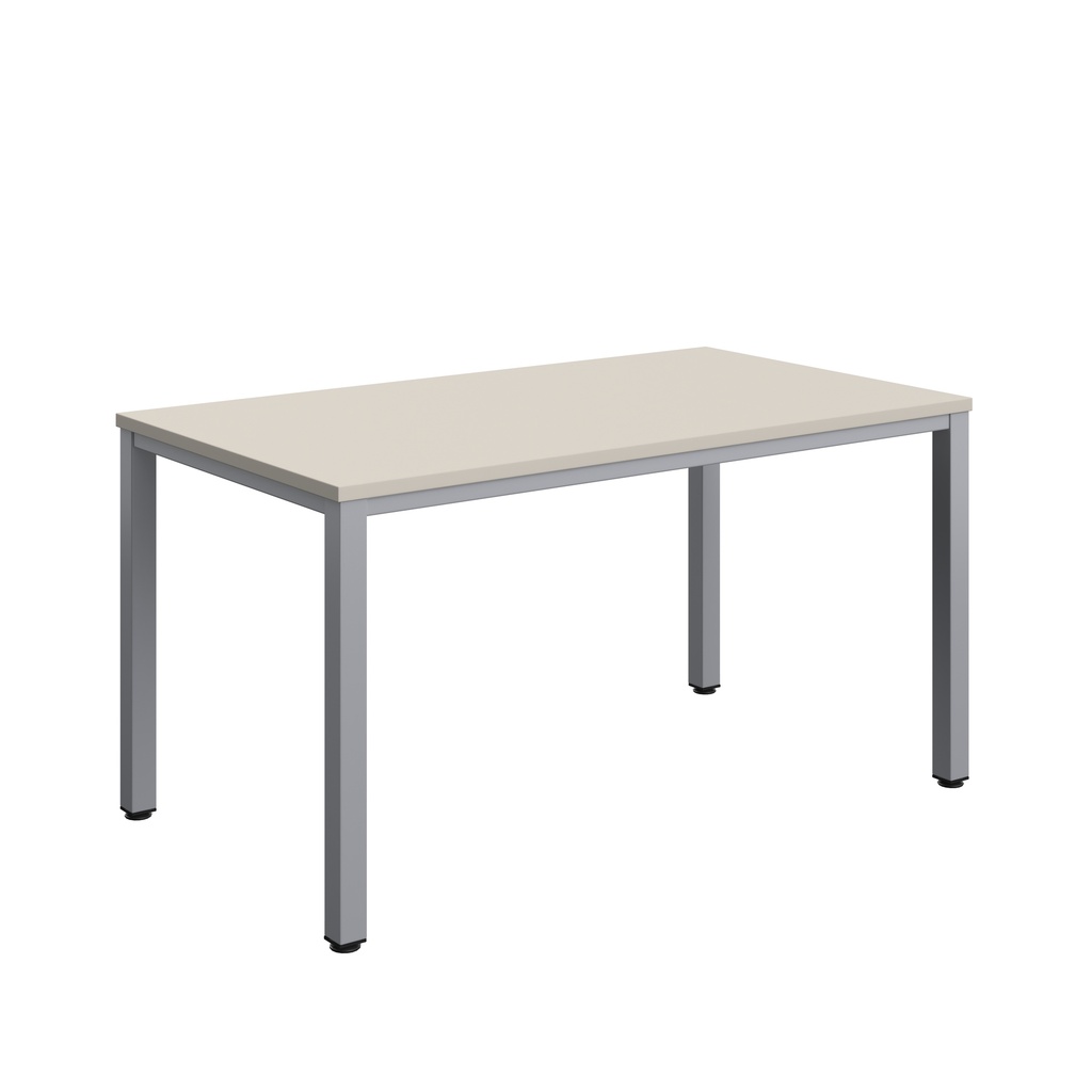 Fraction Infinity Rectangular Meeting Table (FSC) | 1400 X 800 | Grey/Silver