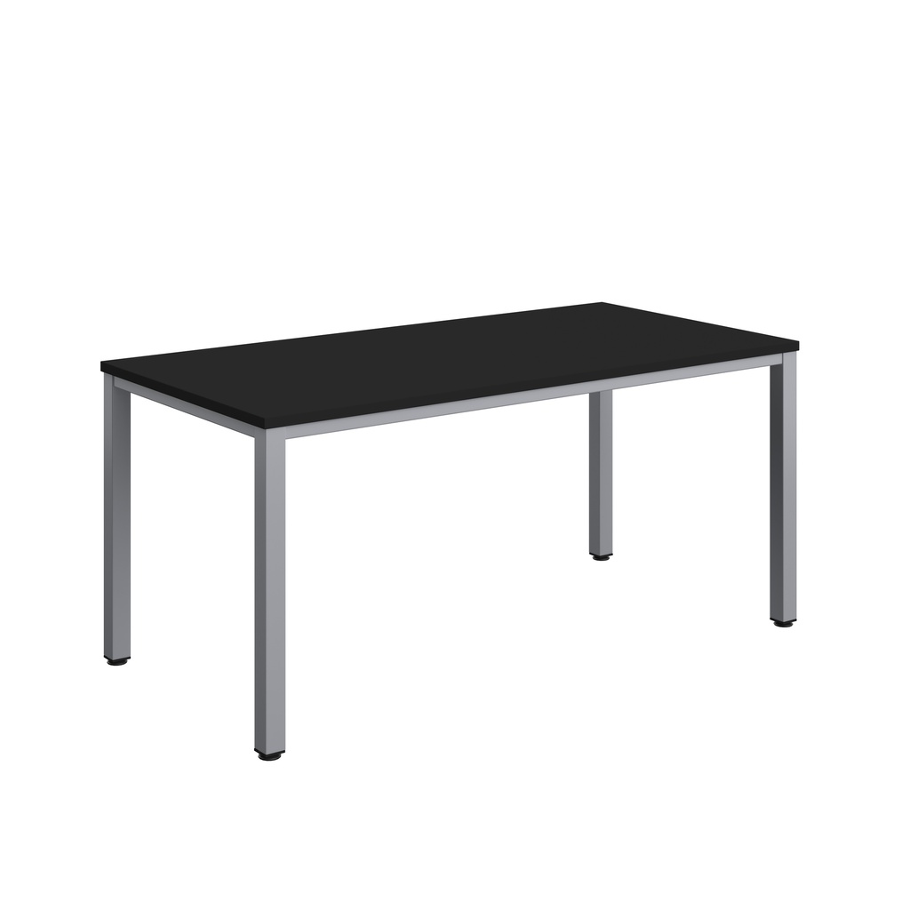 Fraction Infinity Rectangular Meeting Table (FSC) | 1600 X 800 | Black/Silver