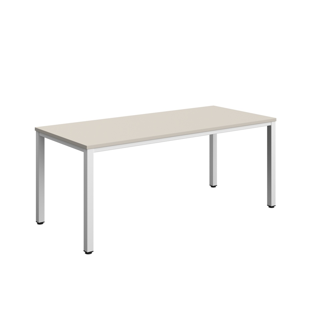 Fraction Infinity Rectangular Meeting Table (FSC) | 1800 X 800 | Grey/White