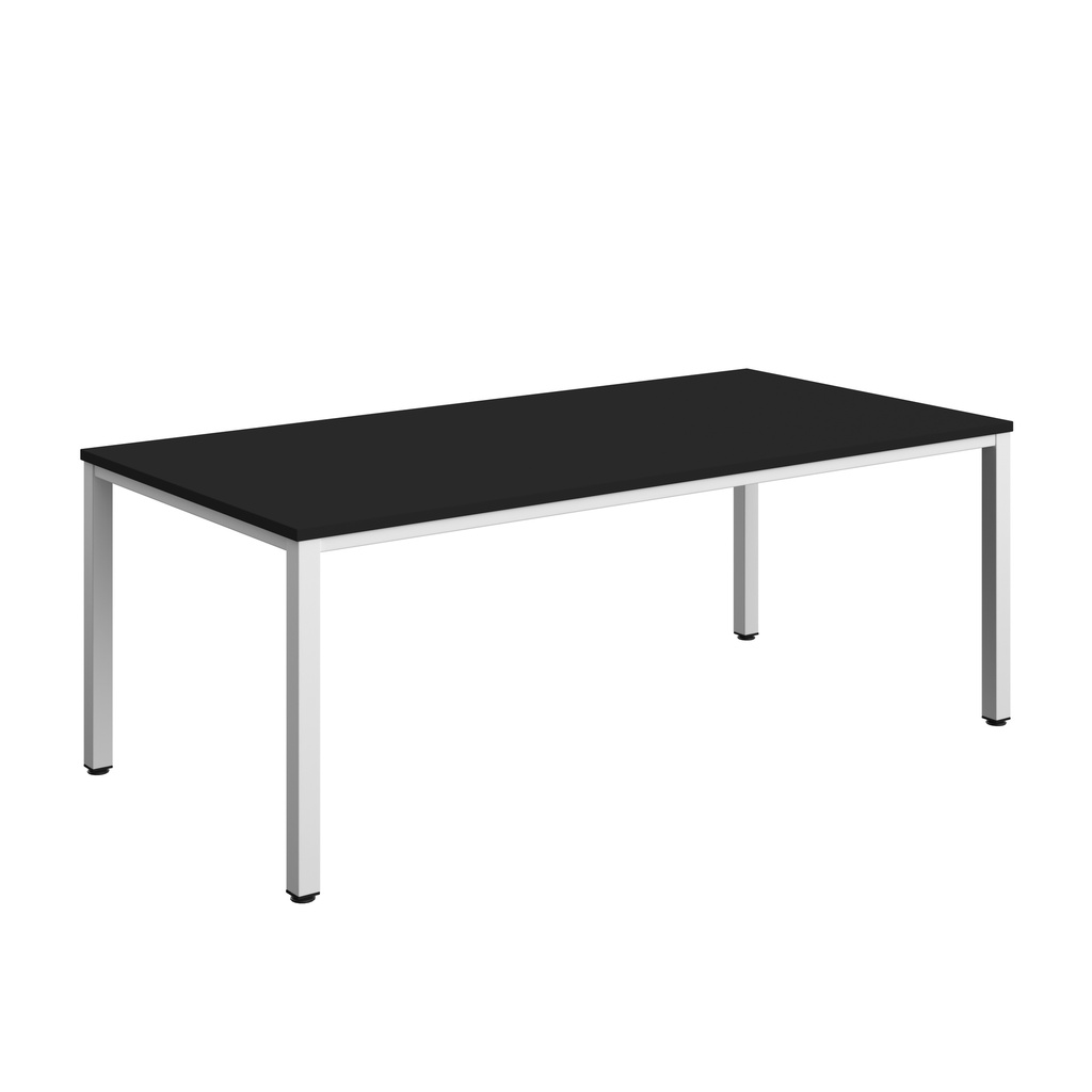 Fraction Infinity Rectangular Meeting Table (FSC) | 2000 X 1000 | Black/White