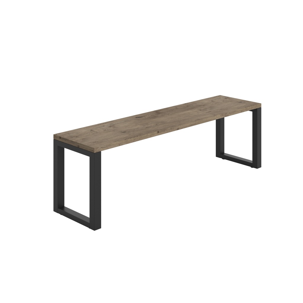 Picnic Bench (FSC) | 1400 | Grey Nebraska Oak/Black