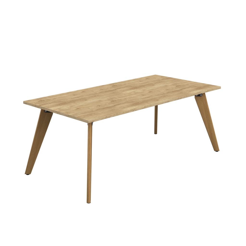 Plateau Rectangular Table (FSC) | 2000 X 1000 | Natural Nebraska Oak