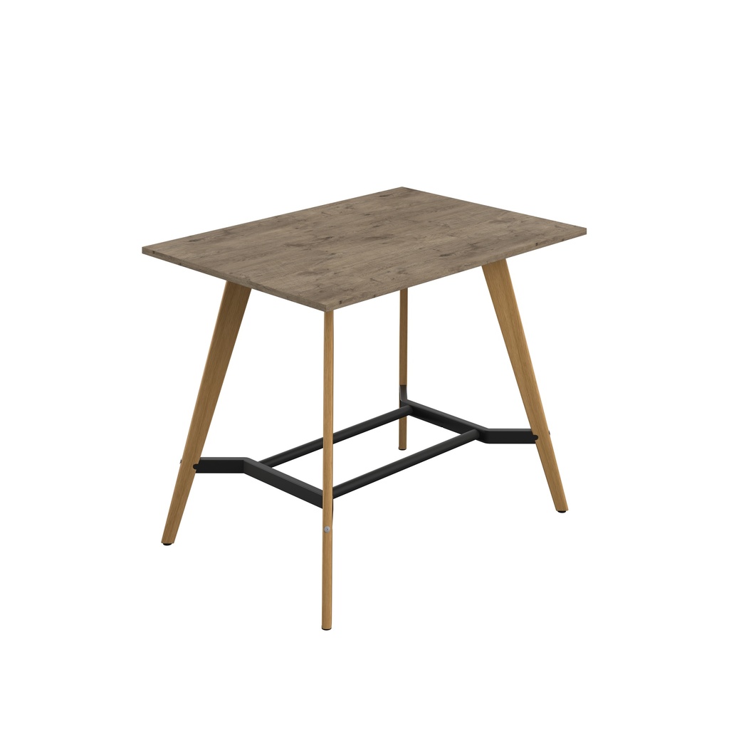 Plateau Poseur Rectangular Table (FSC) | 1400 X 1000 | Grey Nebraska Oak