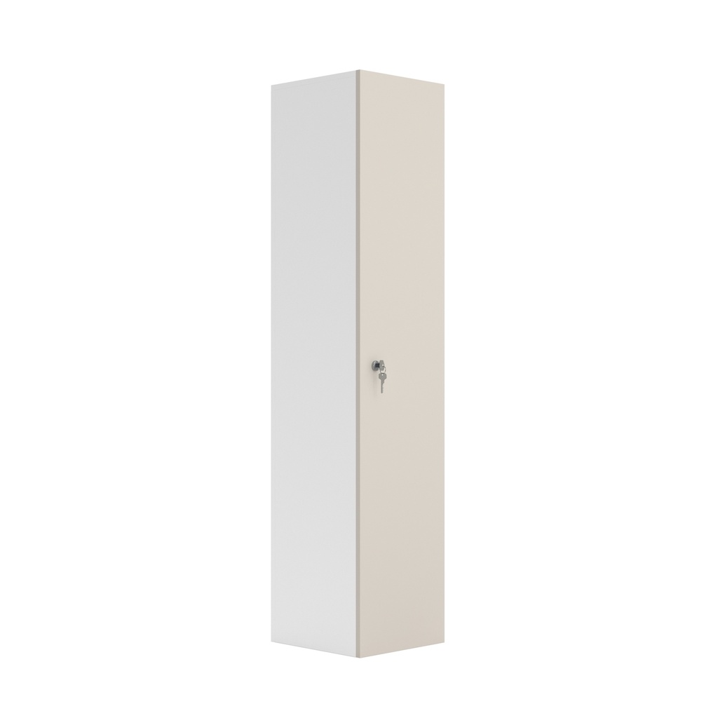 Wooden Locker (FSC) | 1 Door | Grey