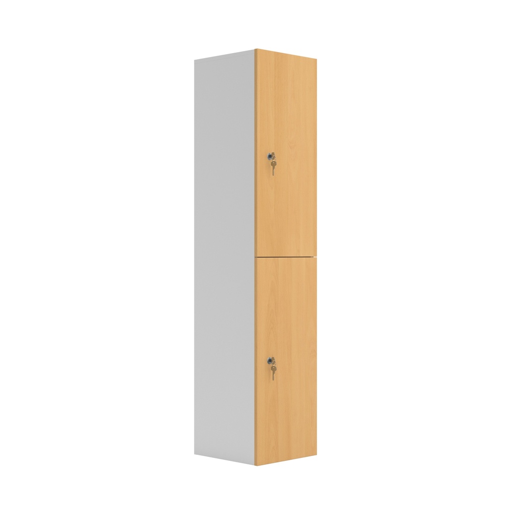 Wooden Locker (FSC) | 2 Doors | Ellmau Beech