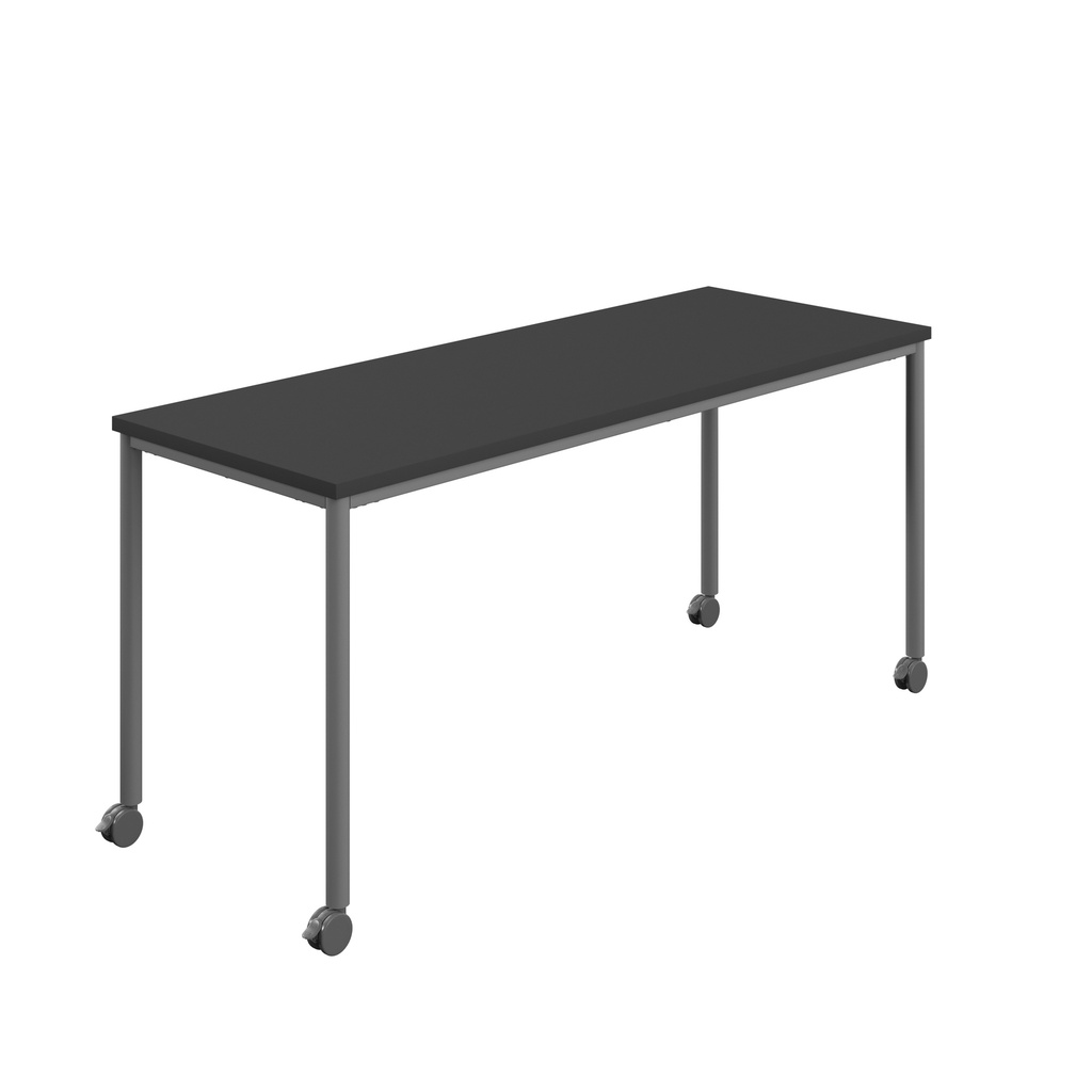 Titan Mobile Rectangular Table (FSC) | 1200 X 800 | Anthracite/Black