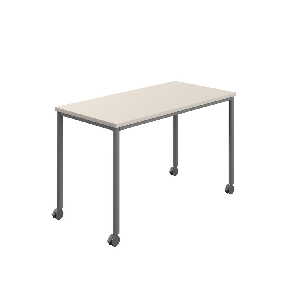 Titan Mobile Rectangular Table (FSC) | 1200 X 600 | Anthracite/Grey