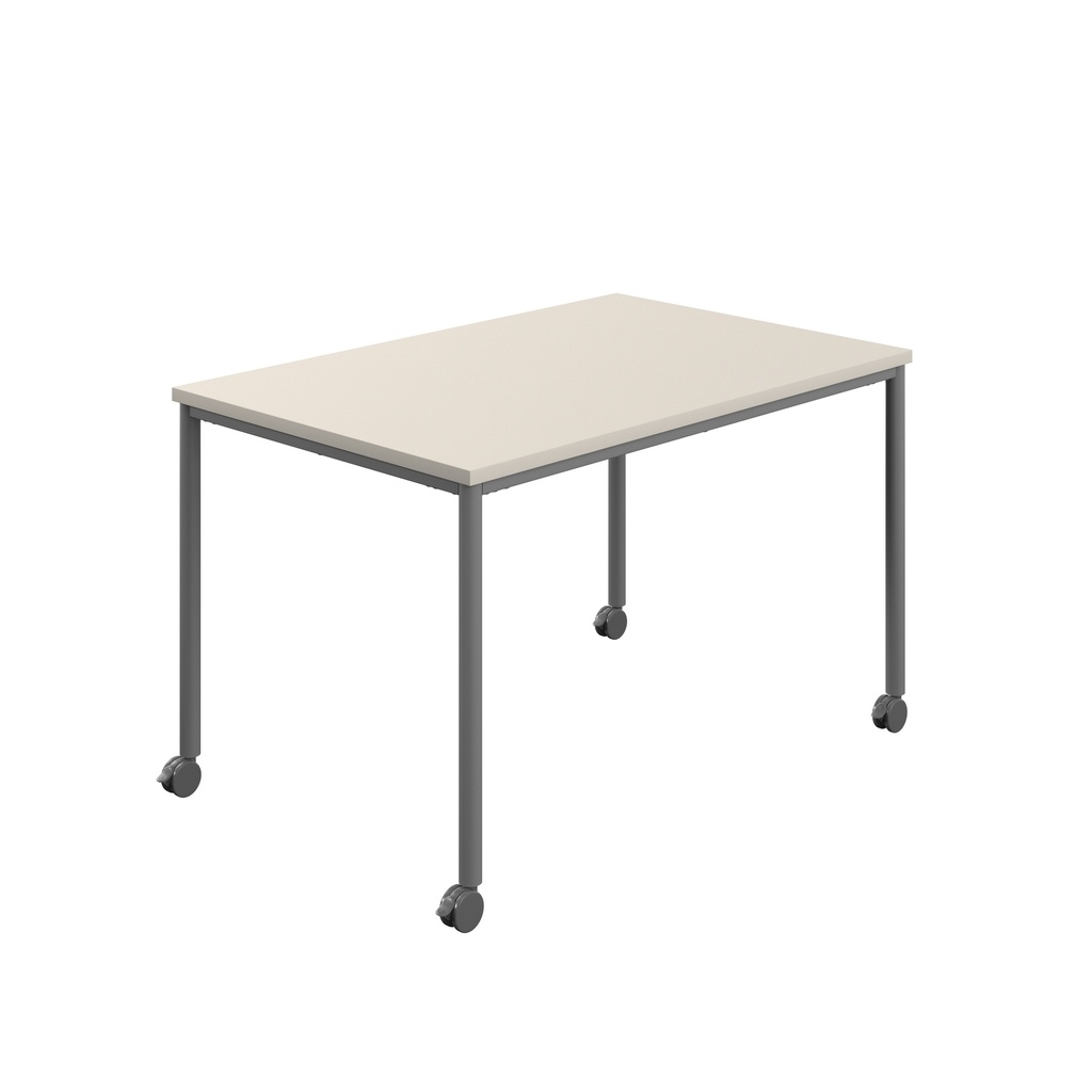 Titan Mobile Rectangular Table (FSC) | 1400 X 600 | Anthracite/Grey