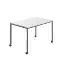 Titan Mobile Rectangular Table (FSC) | 1400 X 600 | Anthracite/White