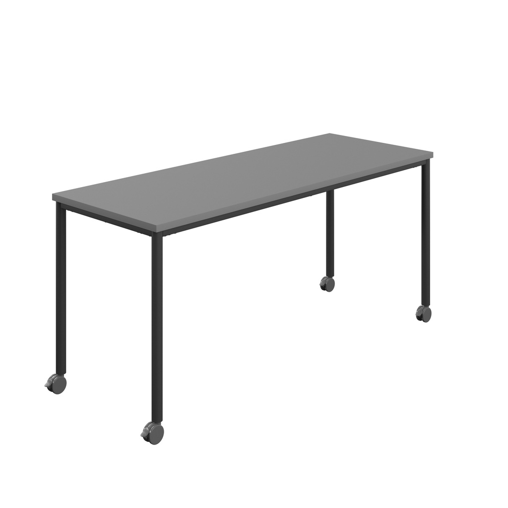 Titan Mobile Rectangular Table (FSC) | 1200 X 800 | Black/Anthracite