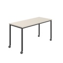 Titan Mobile Rectangular Table (FSC) | 1800 X 600 | Black/Grey