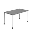 Titan Mobile Rectangular Table (FSC) | 1600 X 600 | White/Anthracite