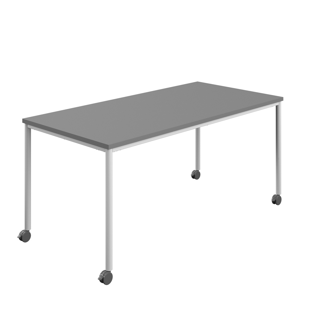 Titan Mobile Rectangular Table (FSC) | 1800 X 800 | White/Anthracite