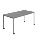 Titan Mobile Rectangular Table (FSC) | 1400 X 800 | Silver/Anthracite