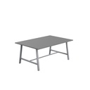 Titan Low Maker Rectangular Table (FSC) | 1800 X 1000 | Silver/Anthracite