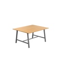 Titan Low Maker Rectangular Table (FSC) | 1500 X 1000 | Anthracite/Ellmau Beech