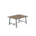 Titan Low Maker Rectangular Table (FSC) | 1500 X 1000 | Anthracite/Grey Nebraska Oak