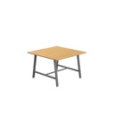 Titan Low Maker Rectangular Table (FSC) | 1200 X 1000 | Anthracite/Sorano Oak