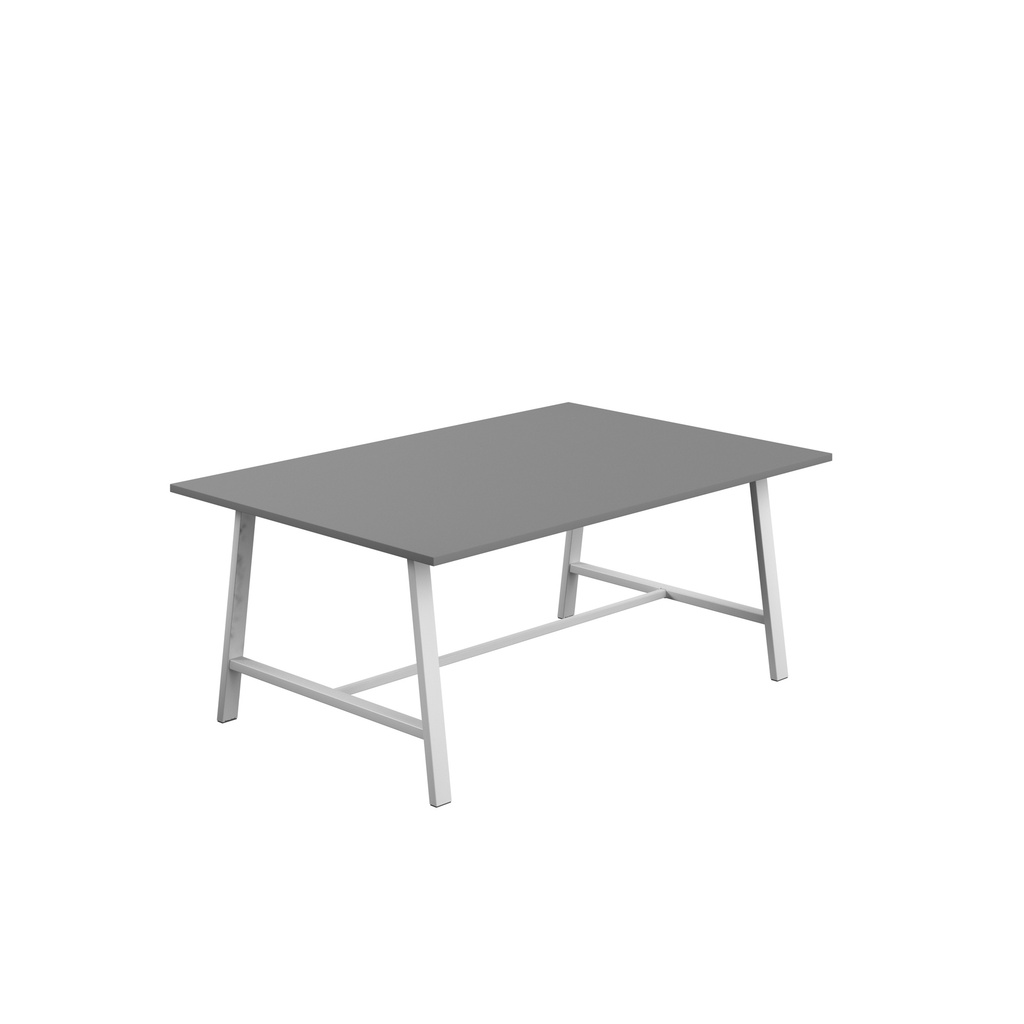 Titan Low Maker Rectangular Table (FSC) | 1800 X 1000 | White/Anthracite