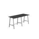 Titan High Maker Rectangular Table (FSC) | 1200 X 1000 | Silver/Black