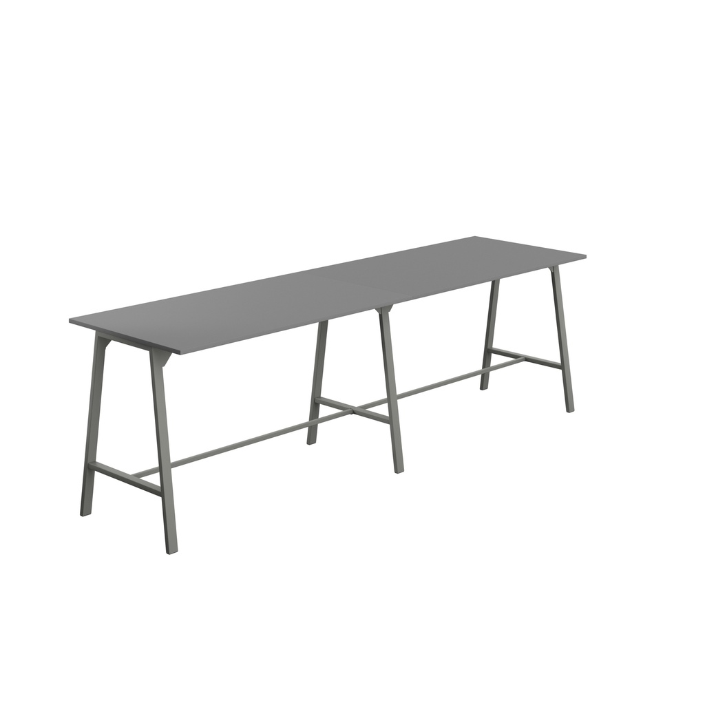 Titan High Maker Rectangular Table (FSC) | 1800 X 1000 | Anthracite/Anthracite