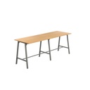 Titan High Maker Rectangular Table (FSC) | 1500 X 1000 | Anthracite/Ellmau Beech