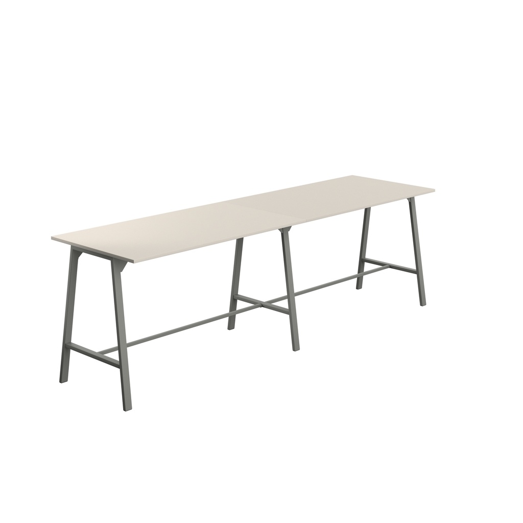 Titan High Maker Rectangular Table (FSC) | 1800 X 1000 | Anthracite/Grey