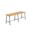 Titan High Maker Rectangular Table (FSC) | 1500 X 1000 | Anthracite/Sorano Oak