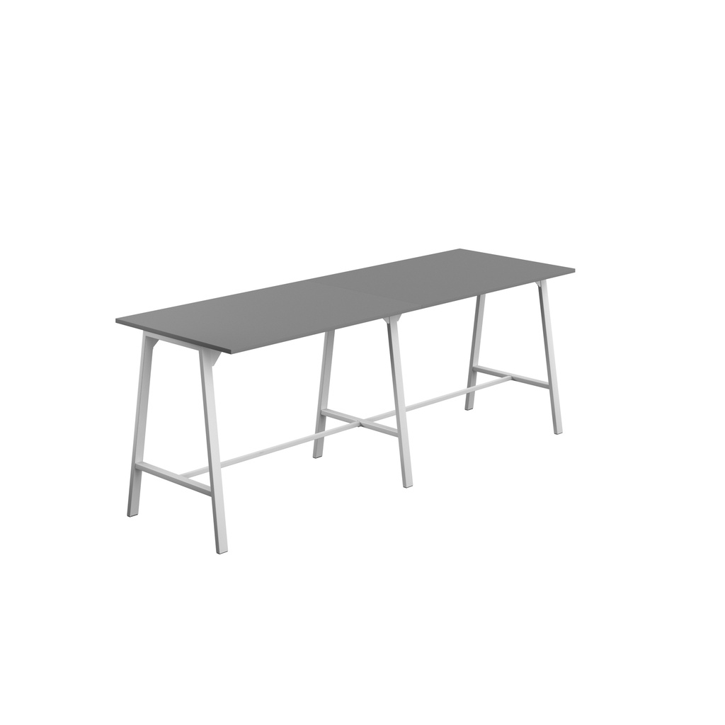 Titan High Maker Rectangular Table (FSC) | 1500 X 1000 | White/Anthracite