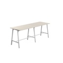 Titan High Maker Rectangular Table (FSC) | 1500 X 1000 | White/Grey