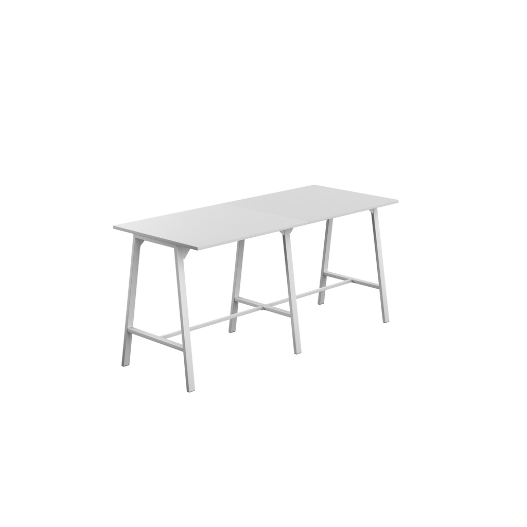 Titan High Maker Rectangular Table (FSC) | 1200 X 1000 | White/White