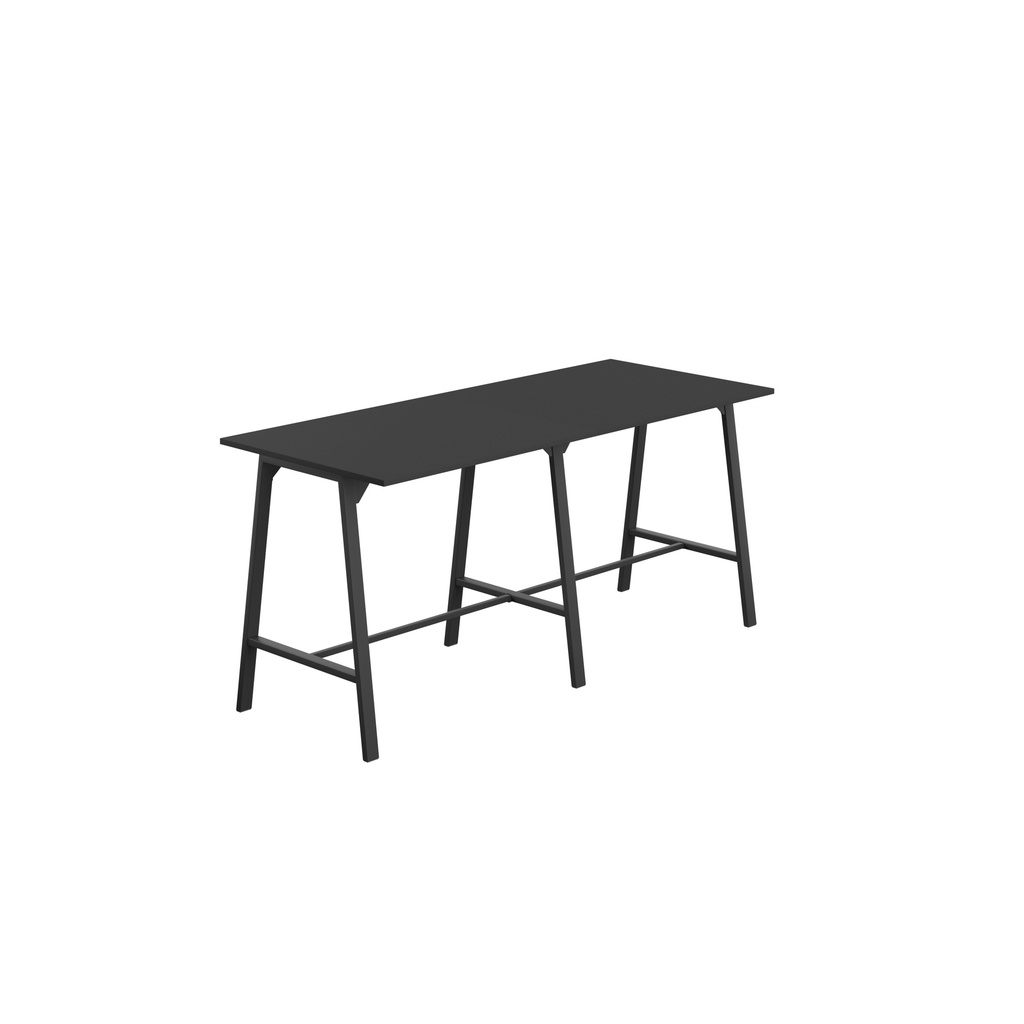 Titan High Maker Rectangular Table (FSC) | 1200 X 1000 | Black/Black