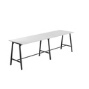 Titan High Maker Rectangular Table (FSC) | 1800 X 1000 | Black/White