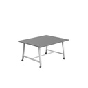 Titan Mobile Low Maker Rectangular Table (FSC) | 1500 X 1000 | White/Anthracite