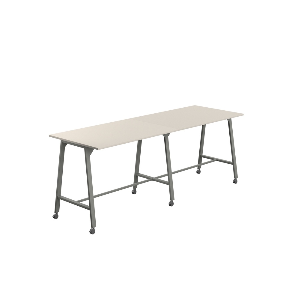 Titan Mobile High Maker Rectangular Table (FSC) | 1500 X 1000 | Anthracite/Grey