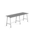 Titan Mobile High Maker Rectangular Table (FSC) | 1500 X 1000 | White/Anthracite