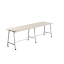 Titan Mobile High Maker Rectangular Table (FSC) | 1800 X 1000 | White/Grey