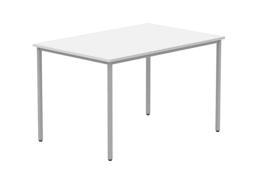 Office Rectangular Multi-Use Table (FSC) | 1200X800 | Arctic White/Silver