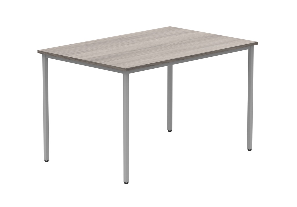 Office Rectangular Multi-Use Table (FSC) | 1200X800 | Alaskan Grey Oak/Silver