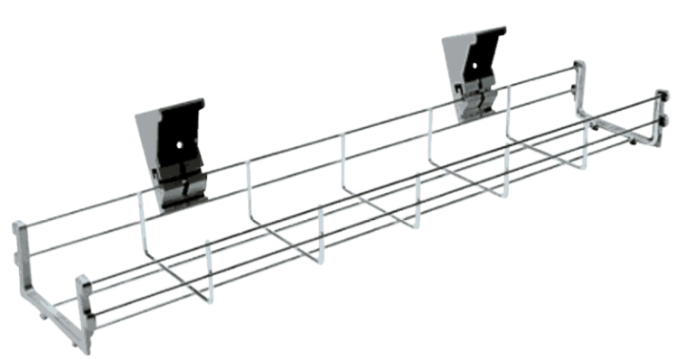 Cable Baskets With Brackets, 100Mm Wide And 50Mm High, 600Mm Length.