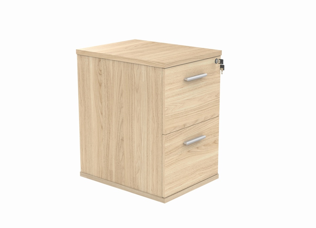 Filing Cabinet Office Storage Unit (FSC) | 2 Drawers | Canadian Oak