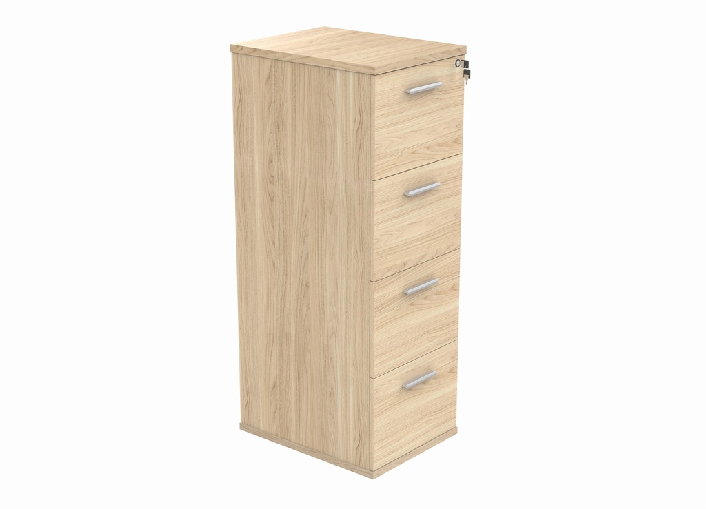 Filing Cabinet Office Storage Unit (FSC) | 4 Drawers | Canadian Oak