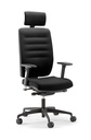 Bengal 24Hr High Back Heavy Duty Chair With Headrest -| Black/Black Chilli Fabric