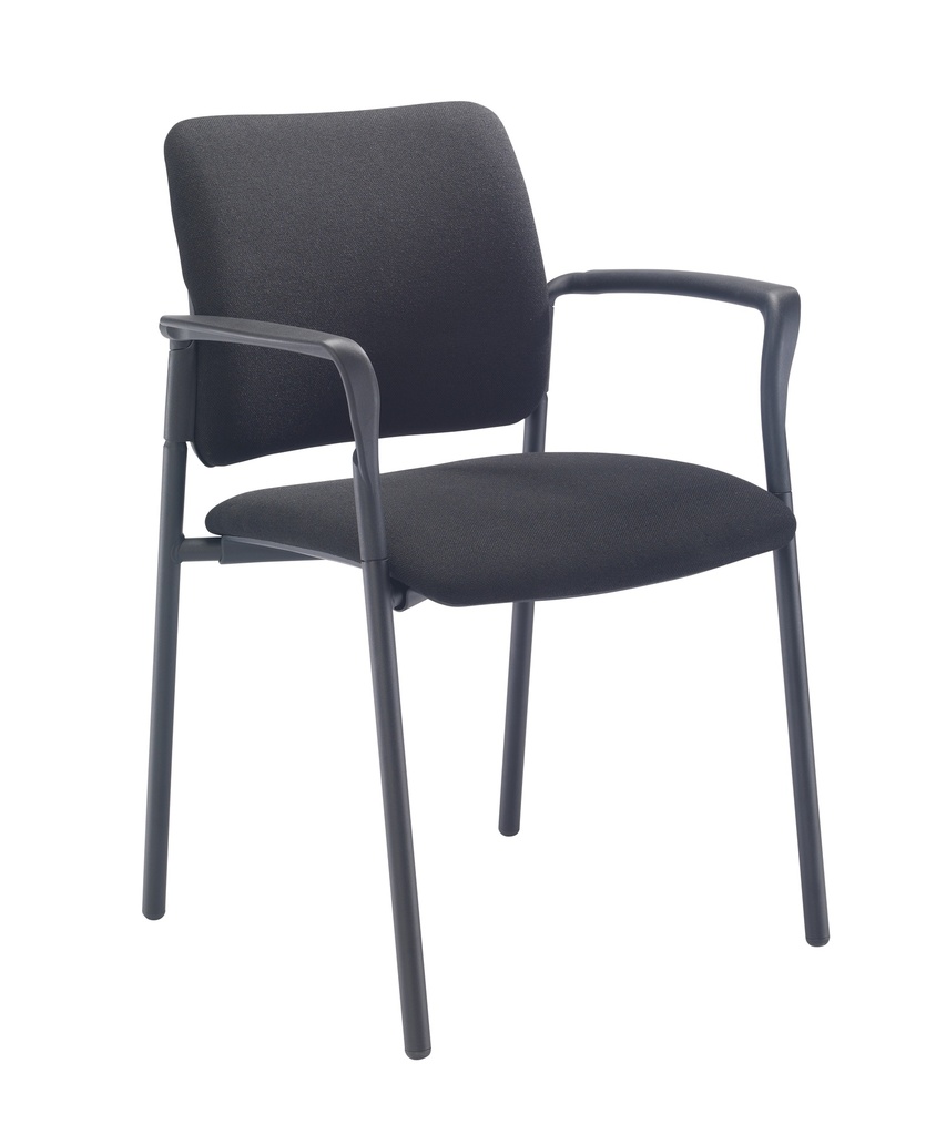 Florence Arm Chair 4 Leg Unlimited Black Frame