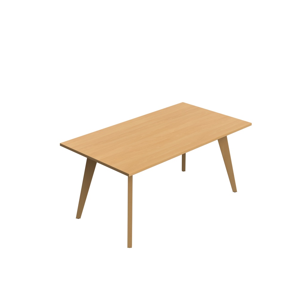 Lux Rectangular 180 X 100 MFC Meeting Table - Unlimited