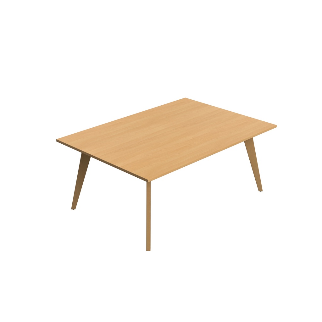 Lux Rectangular 200 X 140 MFC Meeting Table - Unlimited