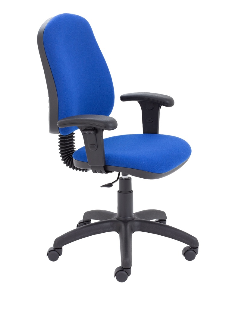 Calypso 2 Single Lever Office Chair with Fixed Back and Adjustable Arms