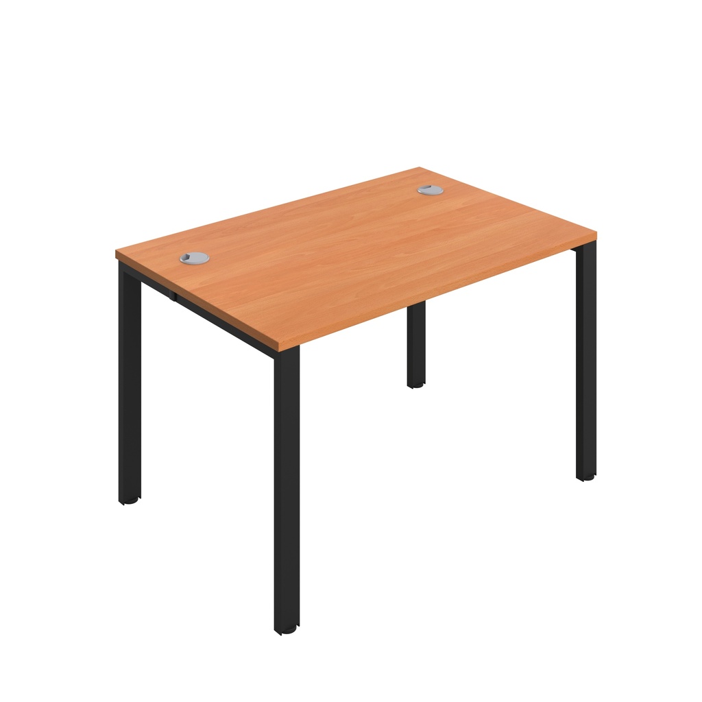 CB Bench with Cable Ports: 1 Person (FSC) | 1200 x 800 | Beech/Black | 